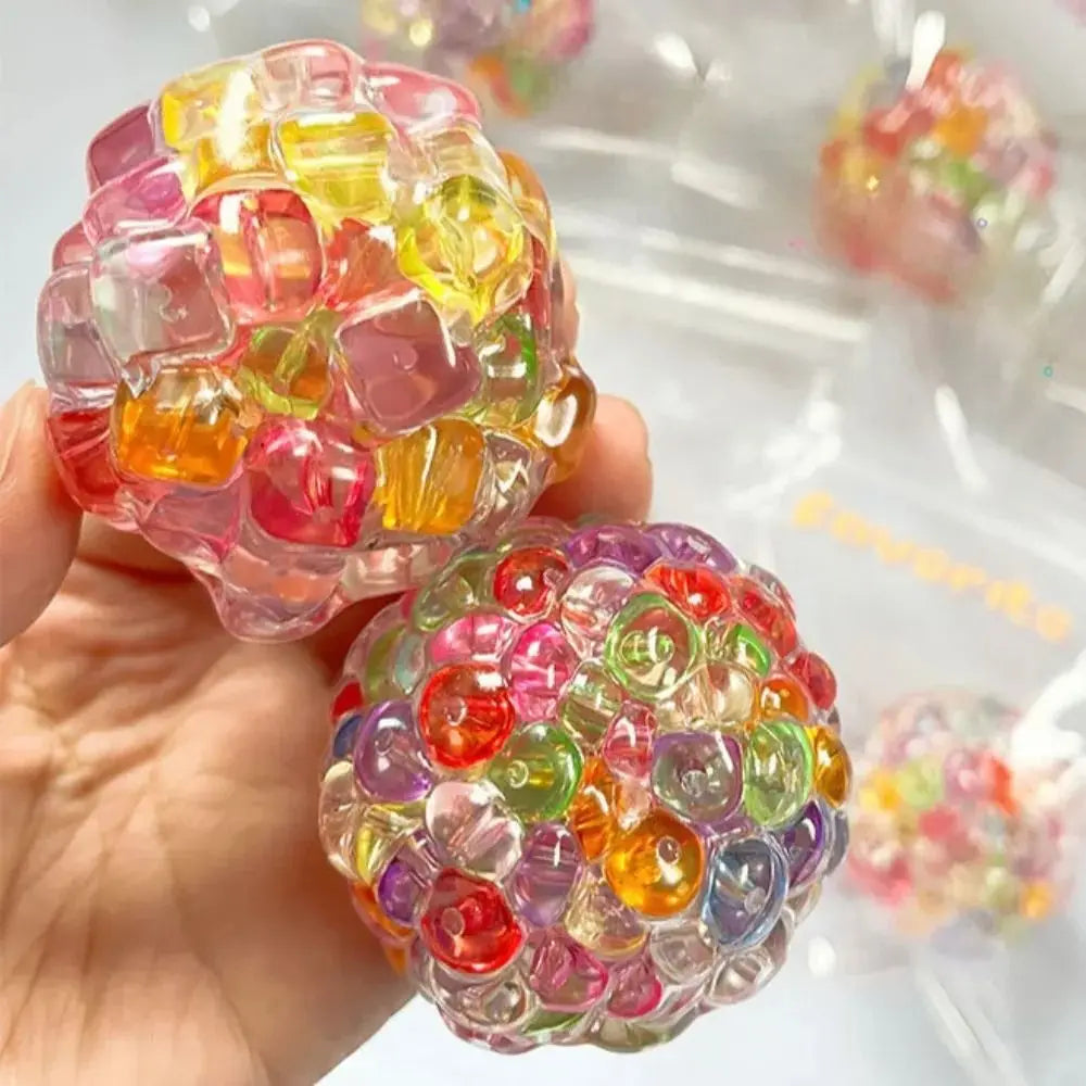New Super Soft Squishy Balls Memory Gel Moldable Stress Relief Toy Crunchy Textured Fidget Toys Calming Toys