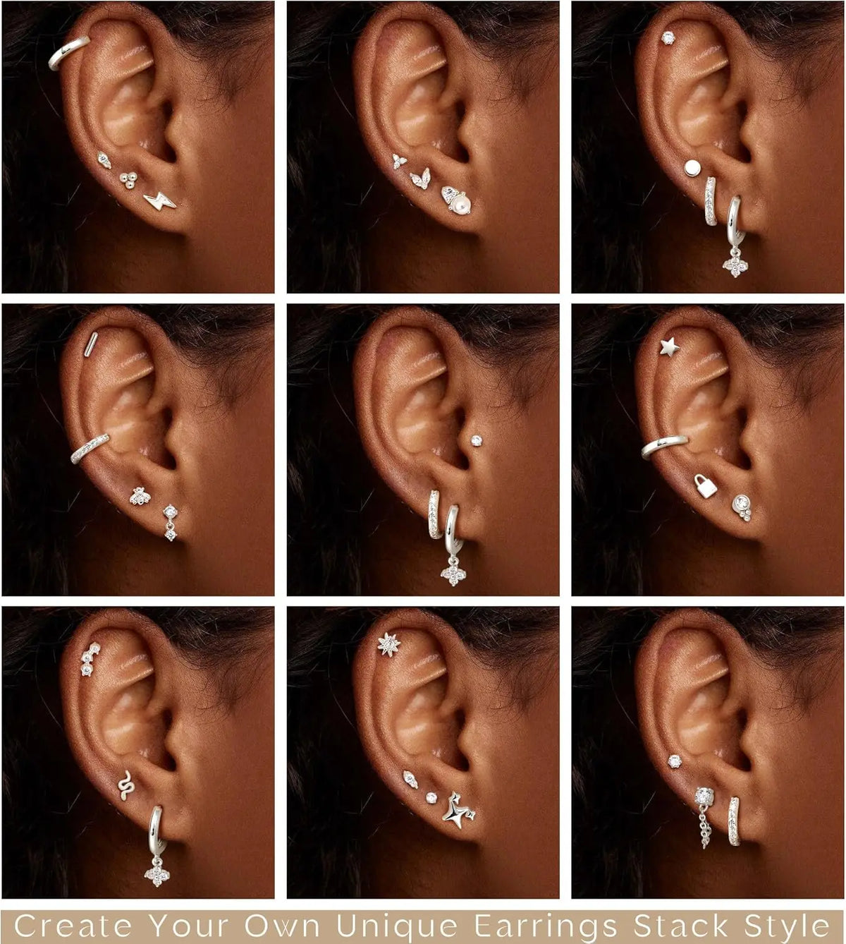 Bobisty surgical stainless steel flat back hoop earrings for sensitive ears, dainty cartilage jewelry for women