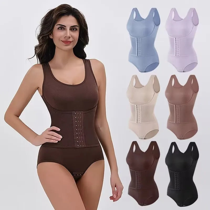 HSF Marketplace women’s high waist tummy control full body shaper with hooks and adjustable straps