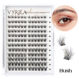 C curl mix lash clusters for natural 3D wispy eyelash extensions, false eyelashes in assorted lengths
