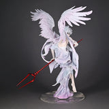 28cm Nagisa Kaworu anime figure with wings, PVC collectible model doll for desktop display