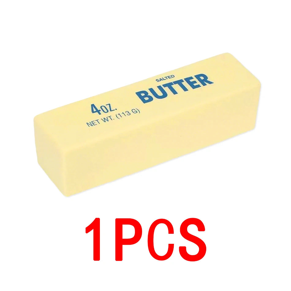 2026 New Soft Butter Squishy Toy, 1-5 PCS Cute Strawberry Butter Bar Stress Relief Toy, Stretchy & Squishy Safe TPR Material