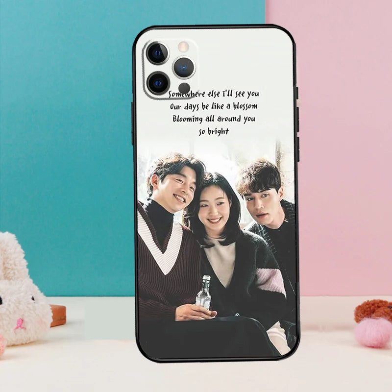 Gong Yoo Goblin phone case for iPhone 16, 15, 14, 13, and 12 models by HSF Marketplace