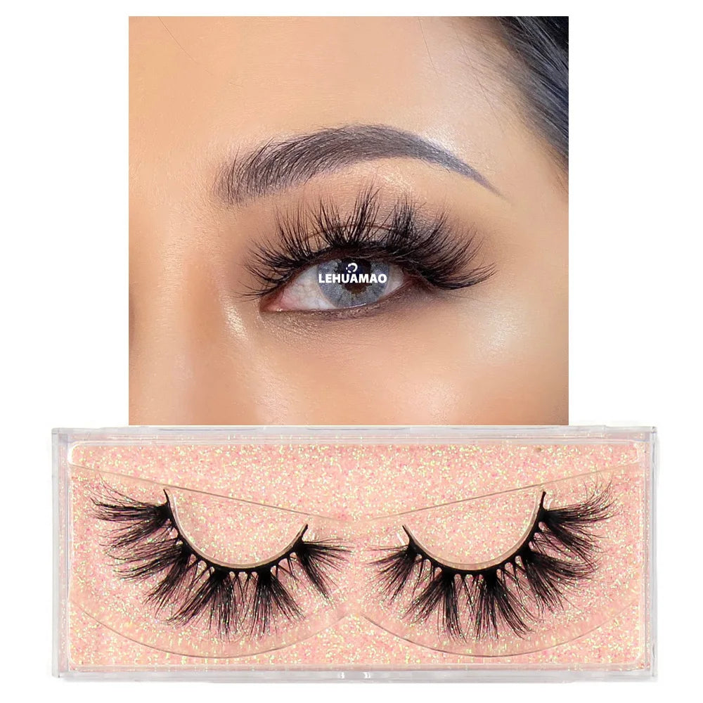 3D mink false eyelashes by HSF Marketplace, soft reusable eyelash extensions for daily wear