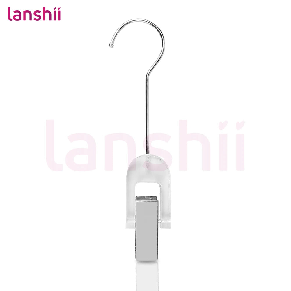 Lanshii Acrylic Hair Extension & Wig Clips – Durable Hangers for Salon & Home Hair Storage and Organization