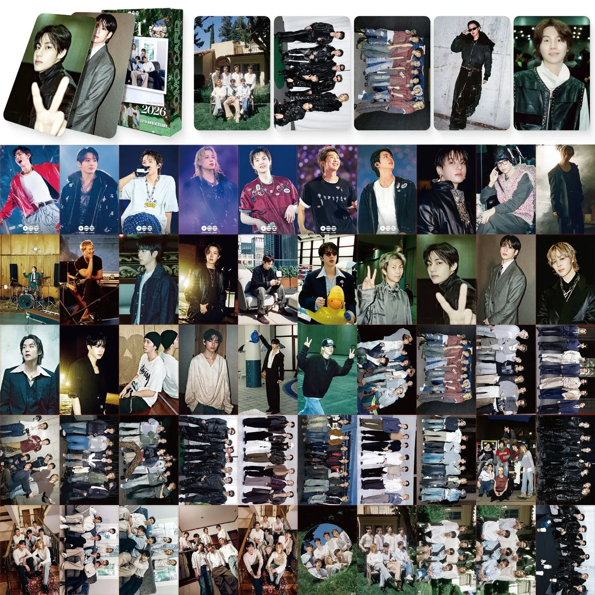 BTS FESTA 13th Anniversary lomo cards collection for fans, K-culture merchandise by HSF Marketplace