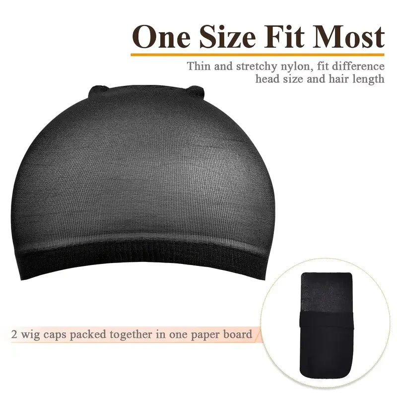 4-pack high-quality stocking wig caps by HSF Marketplace for Halloween and cosplay styling