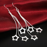 925 sterling silver hoop earrings for women by HSF Marketplace, trendy and elegant jewelry in a simple circular design