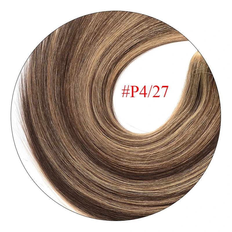 Doreen human hair clip-in ponytail extension, 100% Remy natural hair wrap ponytail piece in brown tones