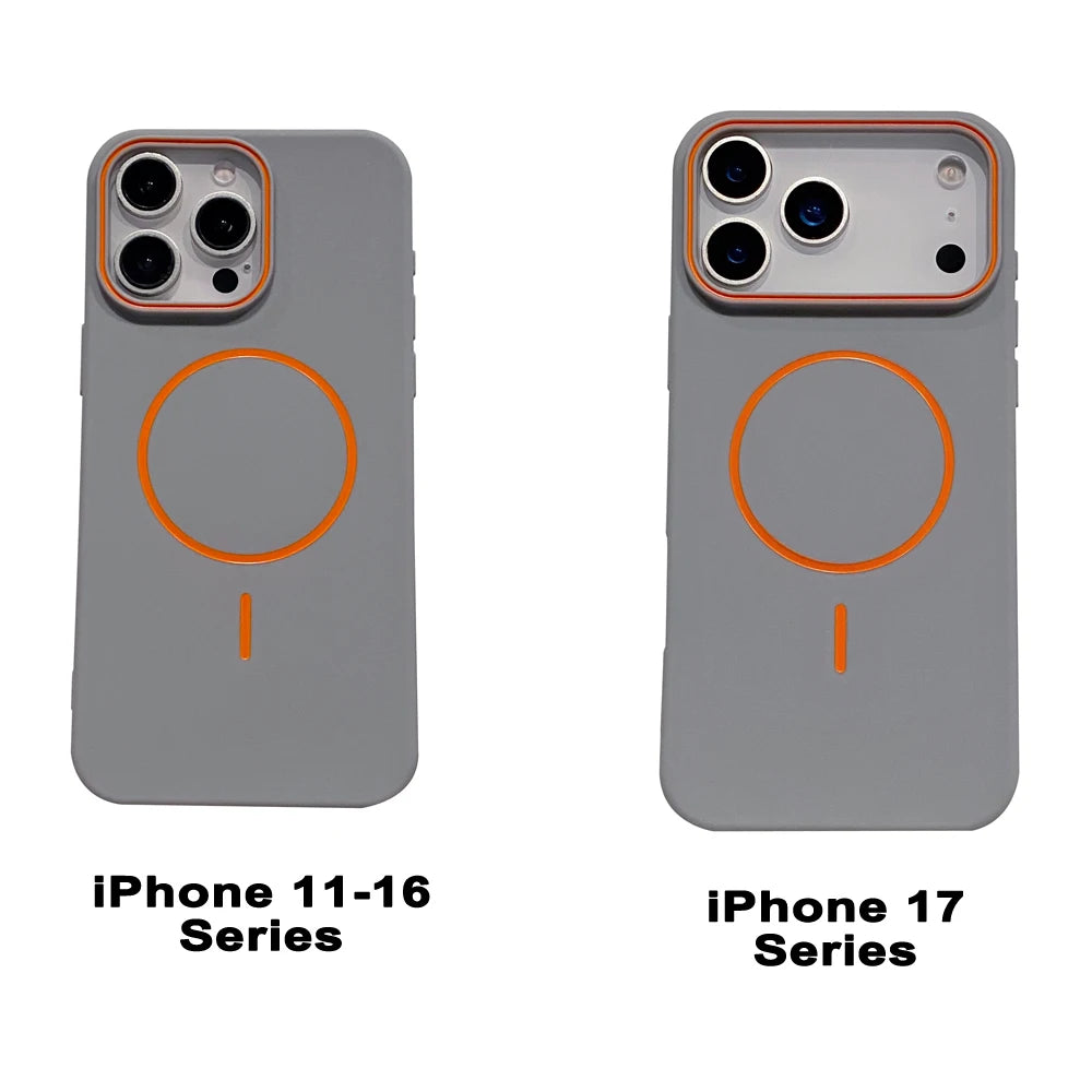 Ultrathin magnetic phone case for iPhone 11–18 Pro Max, slim protective cover in close-up view