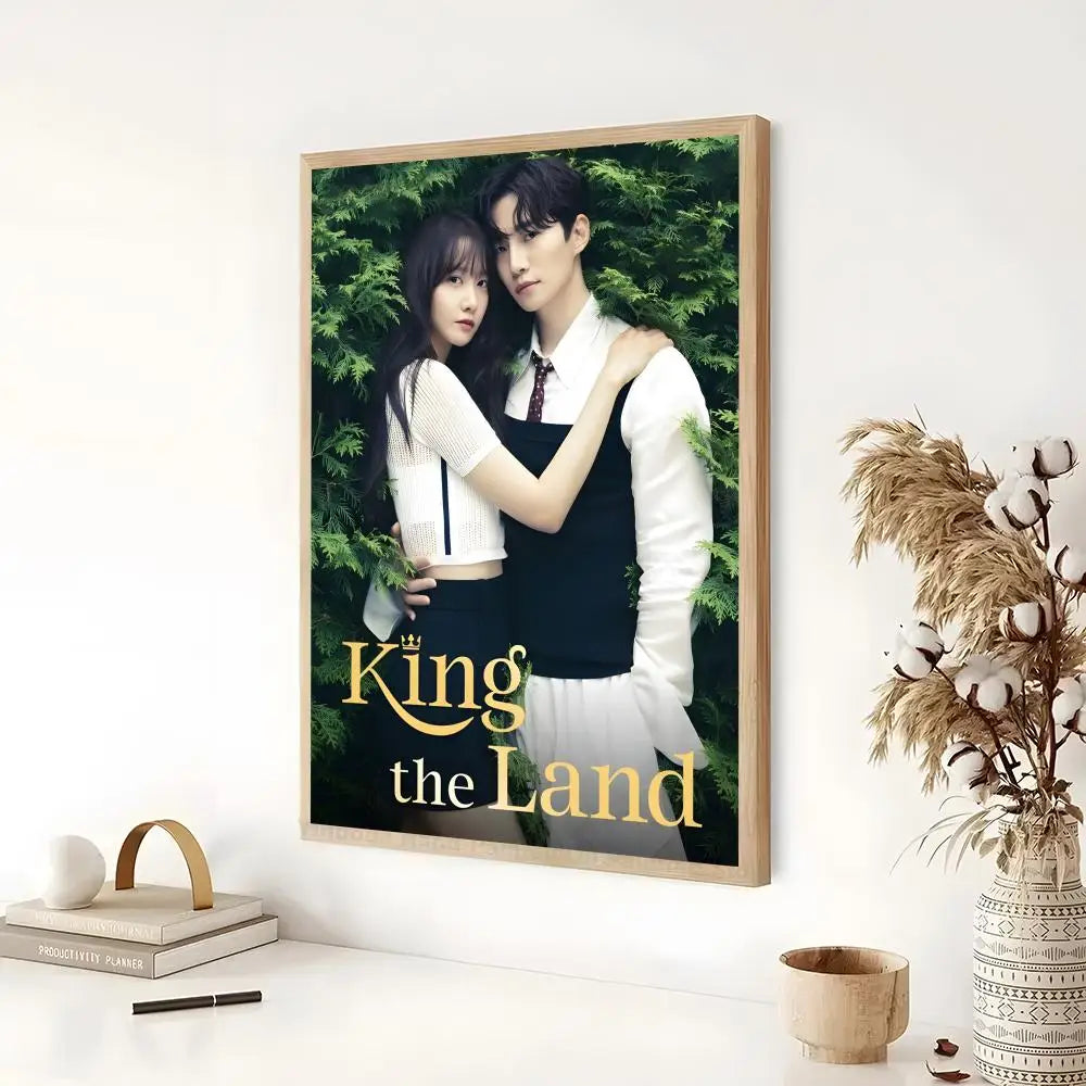 Korean TV King The Land poster for modern home decor, K-culture wall art by HSF Marketplace