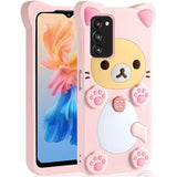 Rilakkuma Cat Bear Silicone Case for Samsung Galaxy A Series