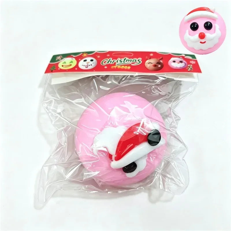 Christmas Limited Edition DIY Ugly Face Dog Squishy Squeeze Ball Slow Rebound Stress Relief Calming Sensory Toy for Adults ADHD