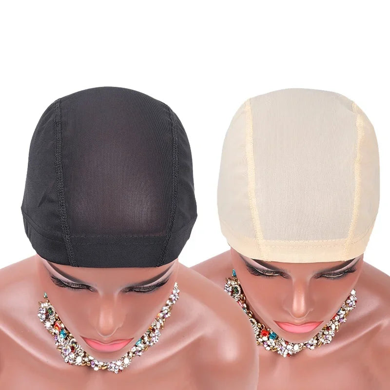 Breathable mesh dome wig cap by HSF Marketplace for wig making and hair styling tools