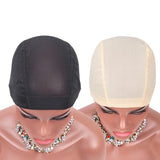 Breathable mesh dome wig cap by HSF Marketplace for wig making and hair styling tools