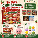 Christmas fidget squishy dumpling advent calendar sensory toy blind box by HSF Marketplace