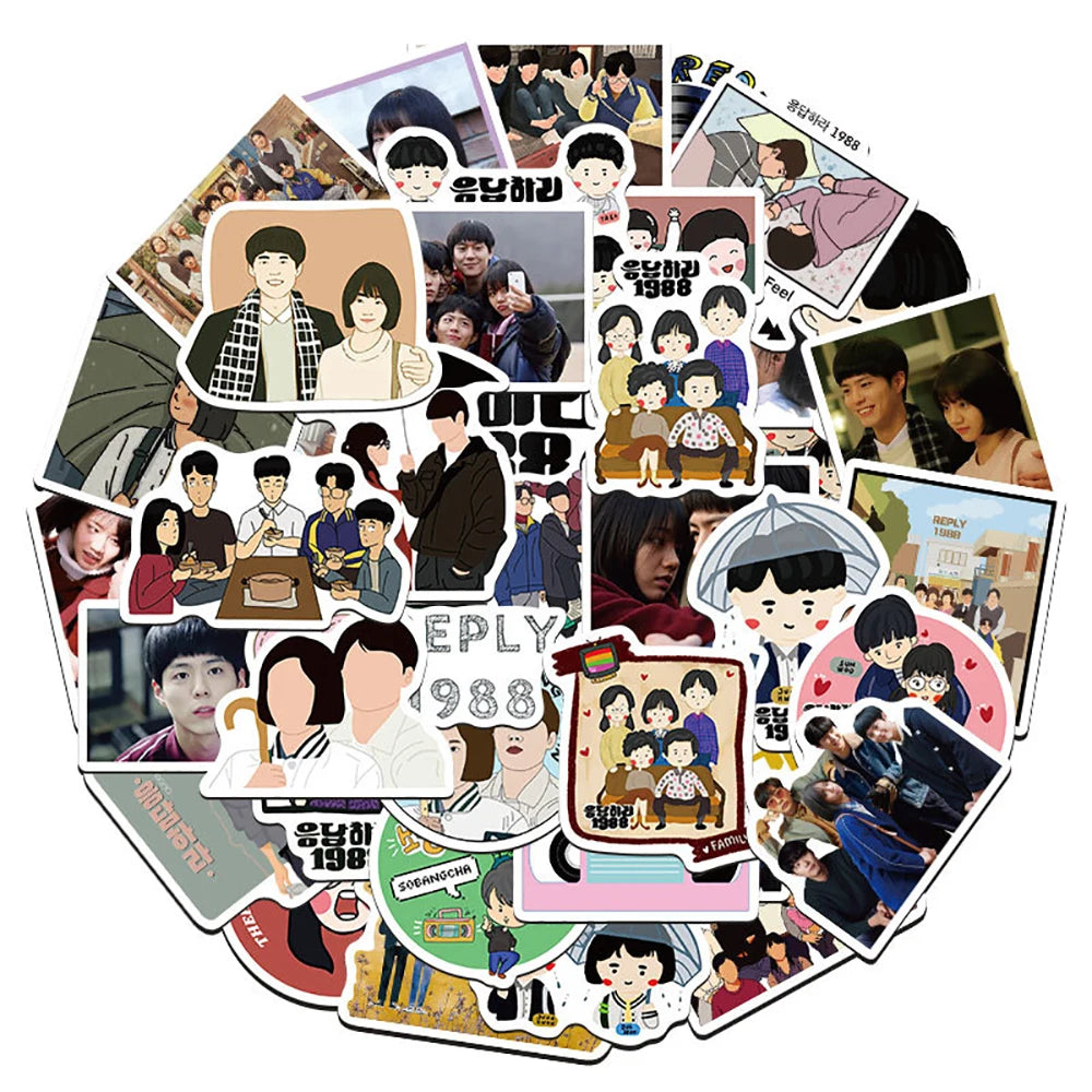 Reply 1988 Korean drama stickers by HSF Marketplace for DIY projects and gifts