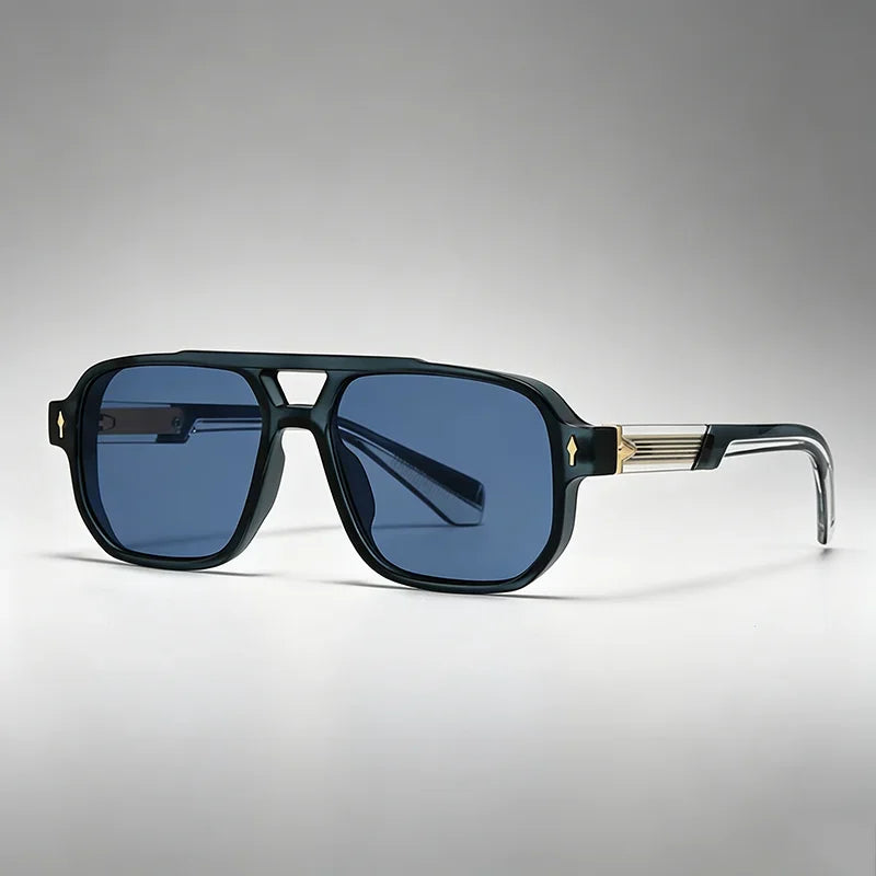Vintage square HSF Marketplace sunglasses for men and women with UV400 protection