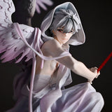 28cm Nagisa Kaworu anime figure with wings, PVC collectible model doll for desktop display