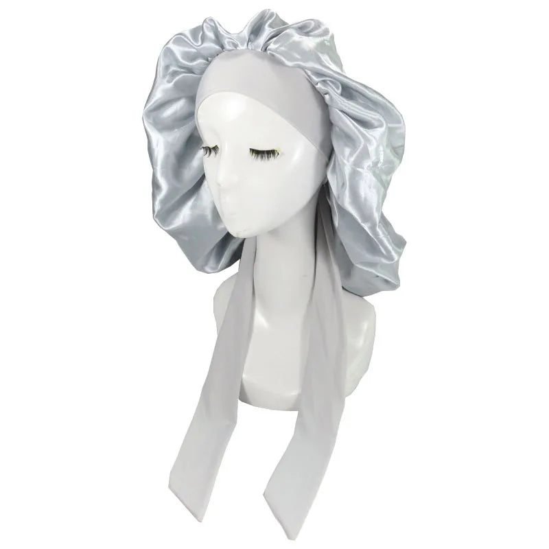 HSF Marketplace satin sleeping cap for women, hair care bonnet nightcap for protecting hair overnight