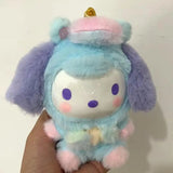 Sanrio Dream Unicorn Series vinyl plush blind box featuring Hello Kitty and Kuromi pendants for bags