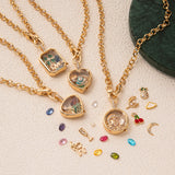 Vintage HSF Marketplace openable DIY pendant with hollow design for women, jewelry accessory