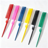 3 Rows Detangling Comb Anti-static Comb Professional Curly Defining Hairdressing Hair Styling Brush Barber Salon Tools SZI19
