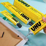1PC/2PCS/3PCS 7ml/20ml/35ml/60ml UHU Universal Flexible Clear Glue For Wigs Lace Fabric Wood Metal Leather Porcelain DIY Repair