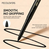 9-piece black gel eyeliner pencil kit with smooth-gliding, waterproof, sweat-resistant cream eyeliner pens