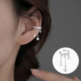 925 Sterling Silver Bow Knot Ear Clip for Women - Sweet Jewelry Gift