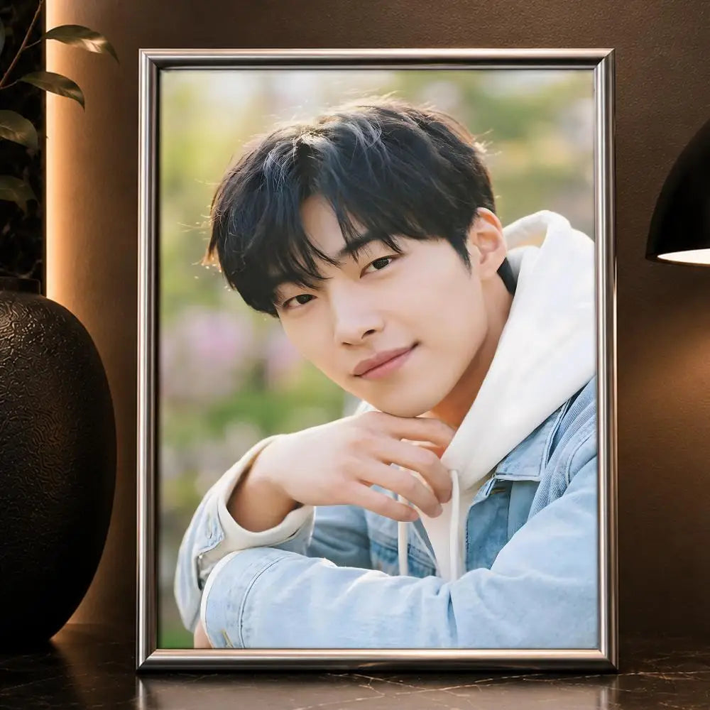 Woo Do-hwan poster featuring Korean drama star portrait for K-culture wall decor