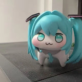 Doro Hatsune Miku Q Version PVC anime action figure, kawaii cartoon desktop decoration toy doll