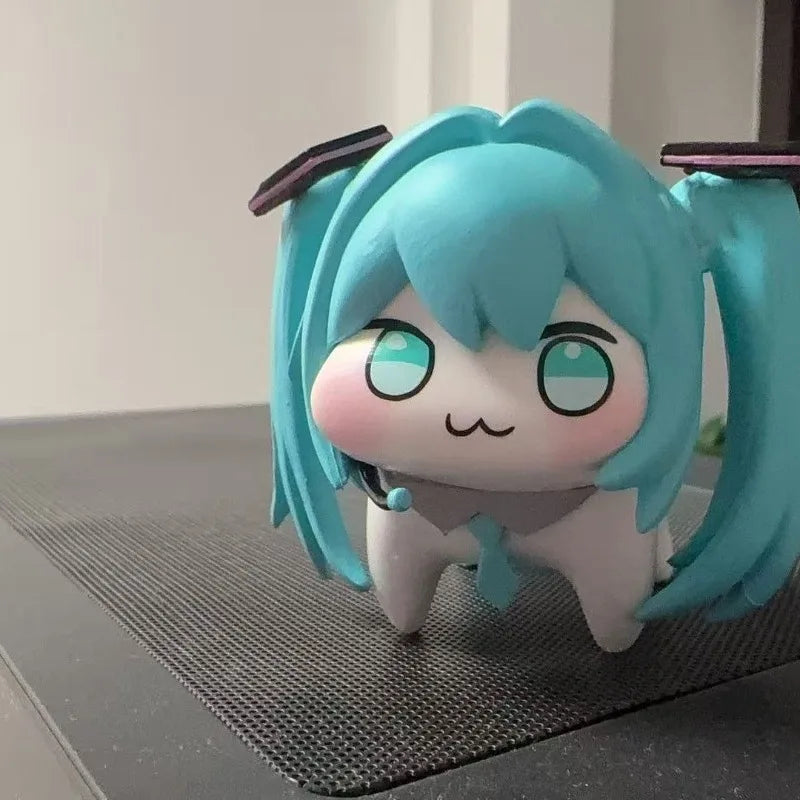 Doro Hatsune Miku Q Version PVC anime action figure, kawaii cartoon desktop decoration toy doll