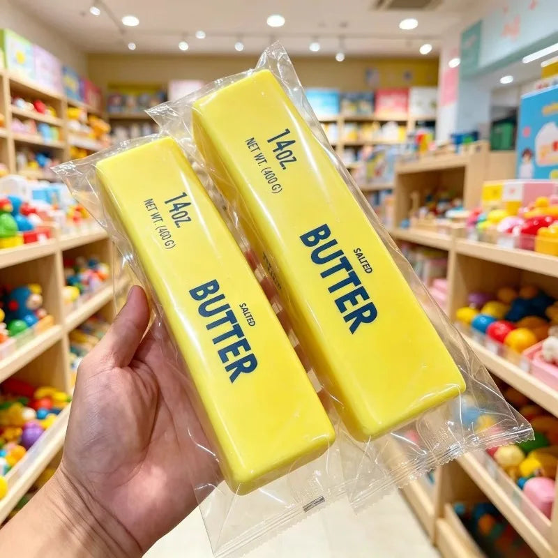 2026‑2027 24cm Giant Butter Stick Squishy Toy Soft Slow Rebound Stress Relief Squeeze Fidget Toy for Gift 
