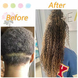 14-inch faux locs crochet hair with curly ends, pre-looped synthetic goddess locs for black women, boho style crochet braiding hair.