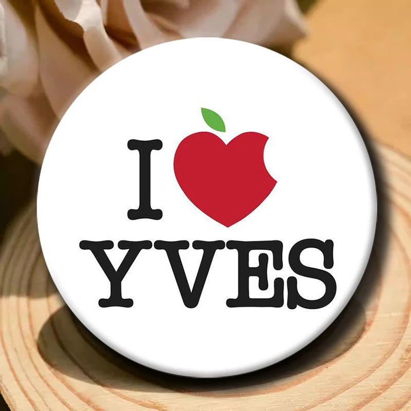 YVES soft button pins for LOONA fans, cute K-pop accessories by HSF Marketplace