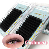 Abonnie cashmere classic individual eyelash extensions for a fluffy look, false eyelashes tray