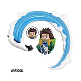 Demon Slayer action figures building bricks blind box collectibles by HSF Marketplace