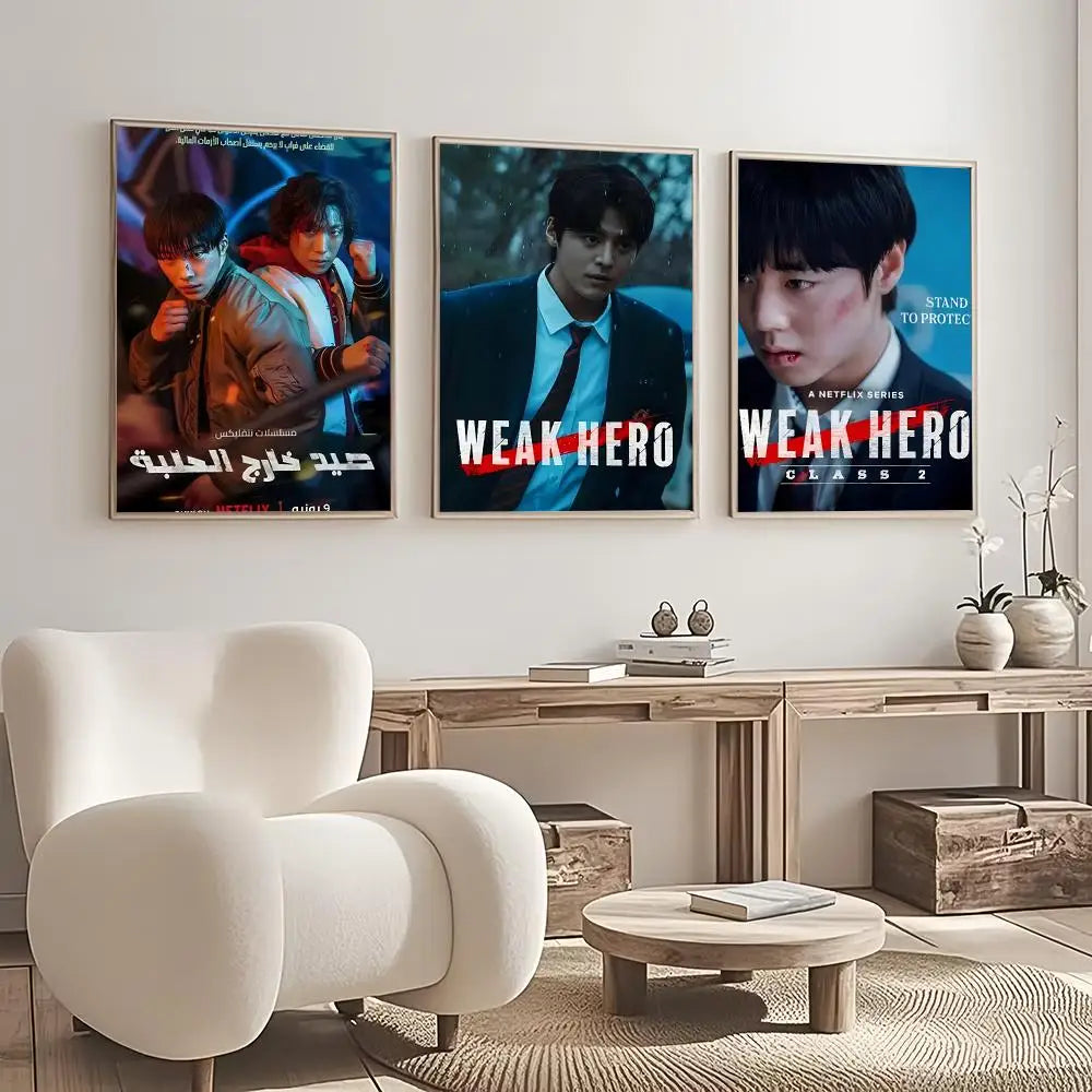 Weak Hero Class Korean TV drama wall art for modern decor, featuring K-culture design by HSF Marketplace