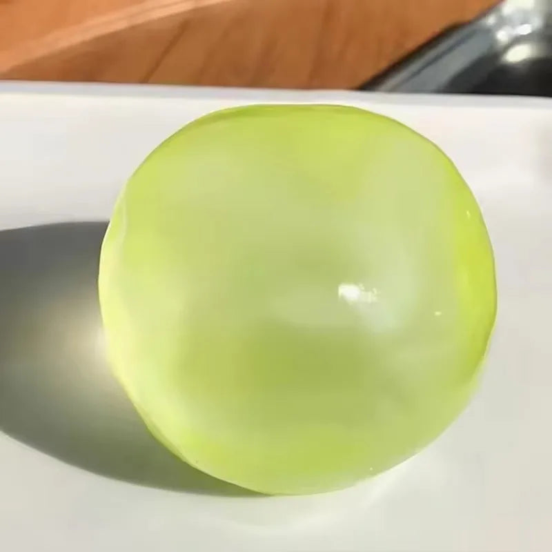 Handmade Coconut Oil Cheese Moldable Squishy Toy Stress Ball Non-Rebound Pinch Squeeze Fidget Toy Decompression Plastic Ball