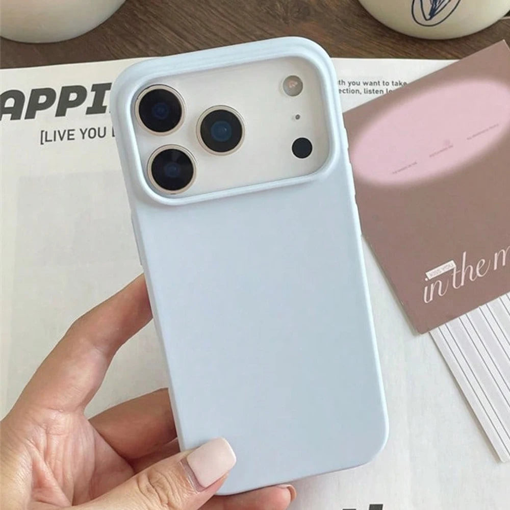 Pink minimalist soft phone case for iPhone 18 to 11 by HSF Marketplace