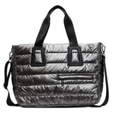 Women's cotton tote bag by HSF Marketplace for autumn and winter, versatile handbag in a simple design