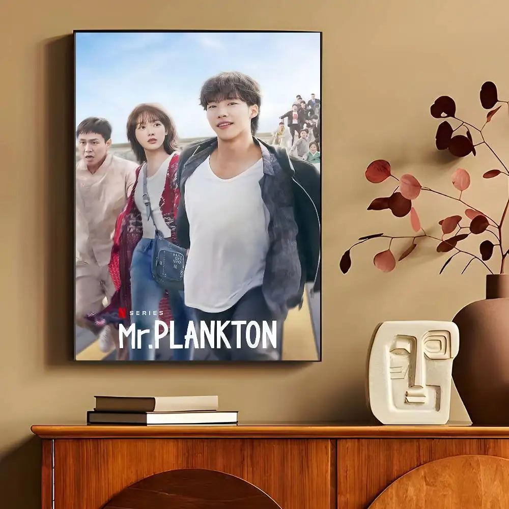 Mr. Plankton Korean drama high quality wall art poster from HSF Marketplace