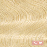 Straight Brazilian Remy human hair wrap-around clip-in ponytail extensions, 200 grams, 18–28 inches