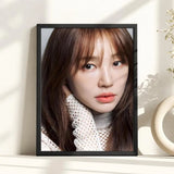 Yoon Eun Hye retro visual poster for home decor, K-culture merchandise by HSF Marketplace