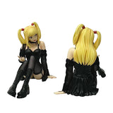 Anime 10-16cm Death Note L, Misa Amane and Light Yagami PVC figurine collection model for desktop display