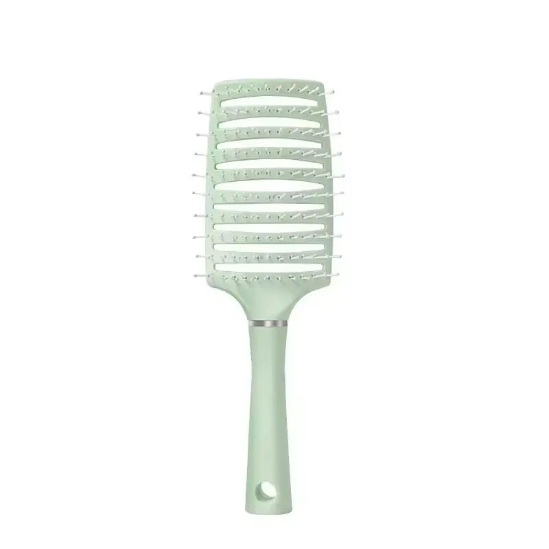 Big curved air cushion comb for all hair types by HSF Marketplace for gentle detangling and scalp massage