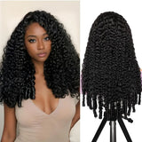 Deep Wave Wig Human Hair 13x6 HD Lace Burmese Curly Human Hair Wig Pre Plucked Lace Front Human Hair Wigs For Woman 13x6 Deep Wave Lace Front Wigs 200% Density 13X4 HD Transparent Frontal Wigs Pre-Plucked with Baby Hair Natur