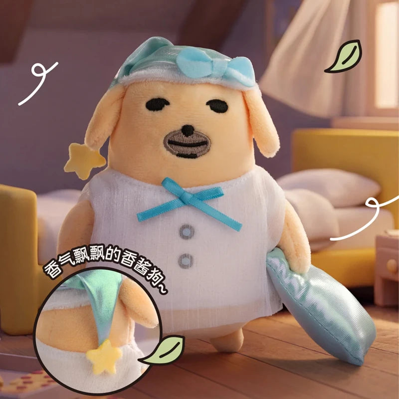Nudaeng Weekly Life plush puppy keychain blind box collectible pendant doll mystery toy by HSF Marketplace