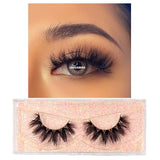 3D mink lashes for daily wear, soft reusable false eyelashes by HSF Marketplace